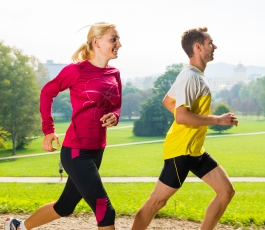 People running park background cropped